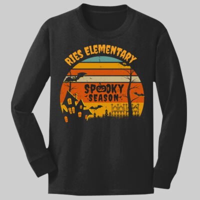 Youth Long Sleeve Shirt - Fall Holidays - Haunted House Thumbnail